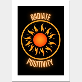 Radiate Positivity Posters and Art